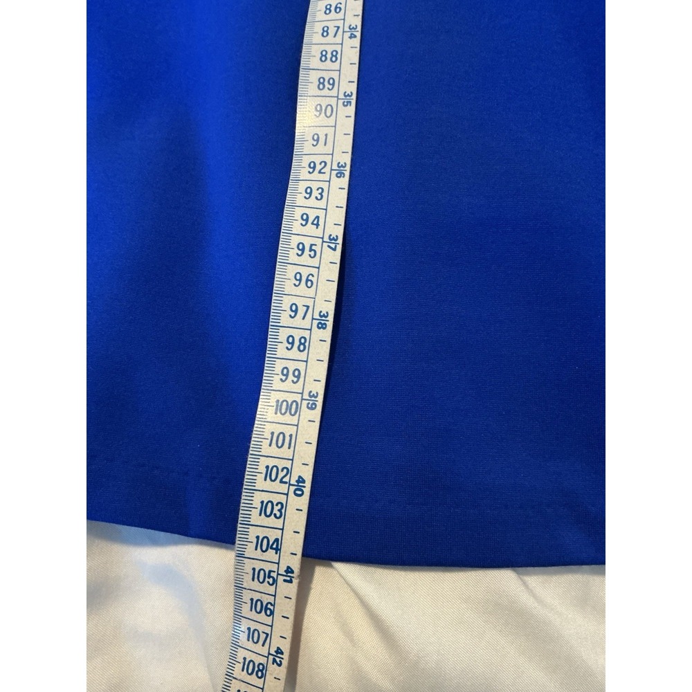 Banana Republic Radiant One Shoulder Dress Royal Pockets Blue Sz 6‎ - Picture 13 of 16